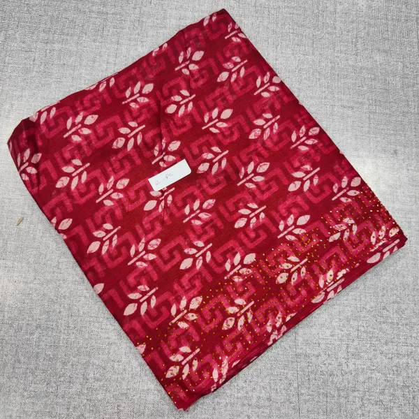 Cotton Hijab With Stone Work |HJ43